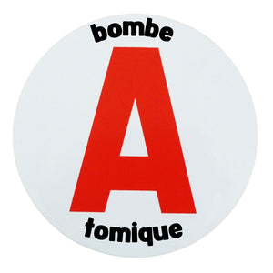 Disque A "Bombe A Tomique" – Autocollant Magnétique