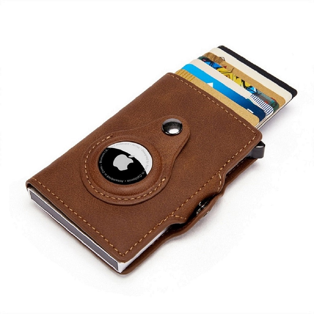 Porte carte,Porte-cartes de crédit Apple Airtag, nouveau Design