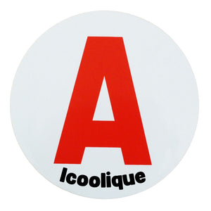 Disque A "Alcoolique" – Autocollant Magnétique