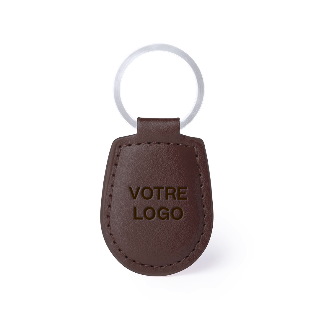 Porte-clefs similicuir <br> Personnalisé