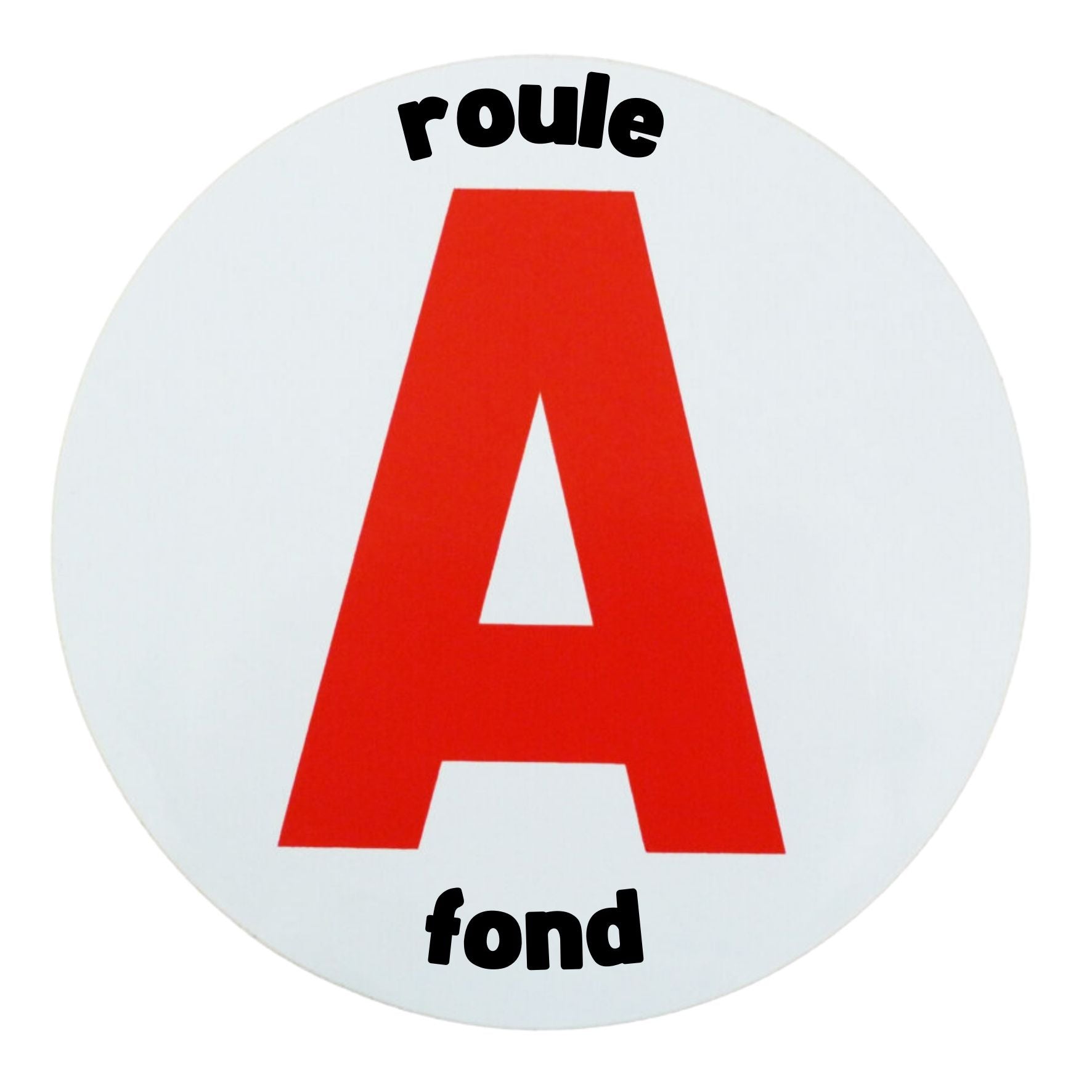 Disque A "Roule à Fond" – Autocollant Magnétique