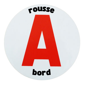 Disque A "Rousse à Bord" – Autocollant Magnétique